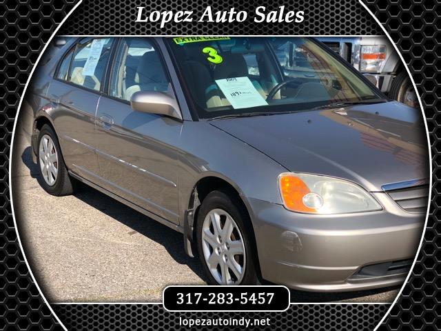 2003 Honda Civic EX Sedan 4-spd AT with Front Side Airbags