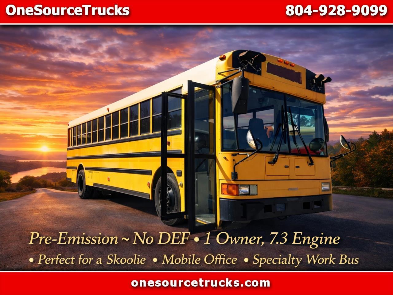 2002 International 3800 IHC AM TRAN 78 PASSENGER SCHOOL BUS 7.3 DT444