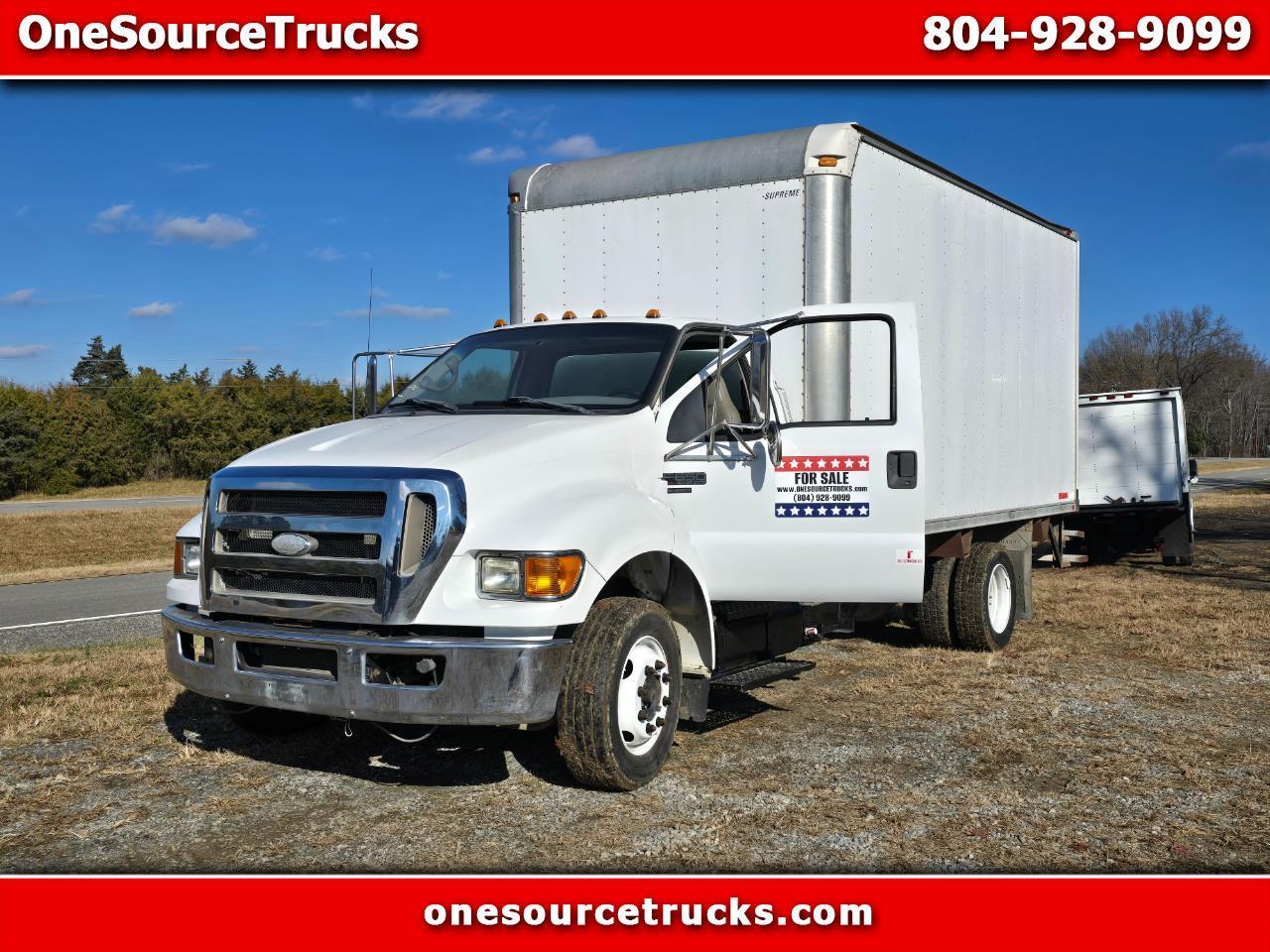 2008 Ford F-650 16' BOX TRUCK 7.2 CAT MOTOR NON CDL