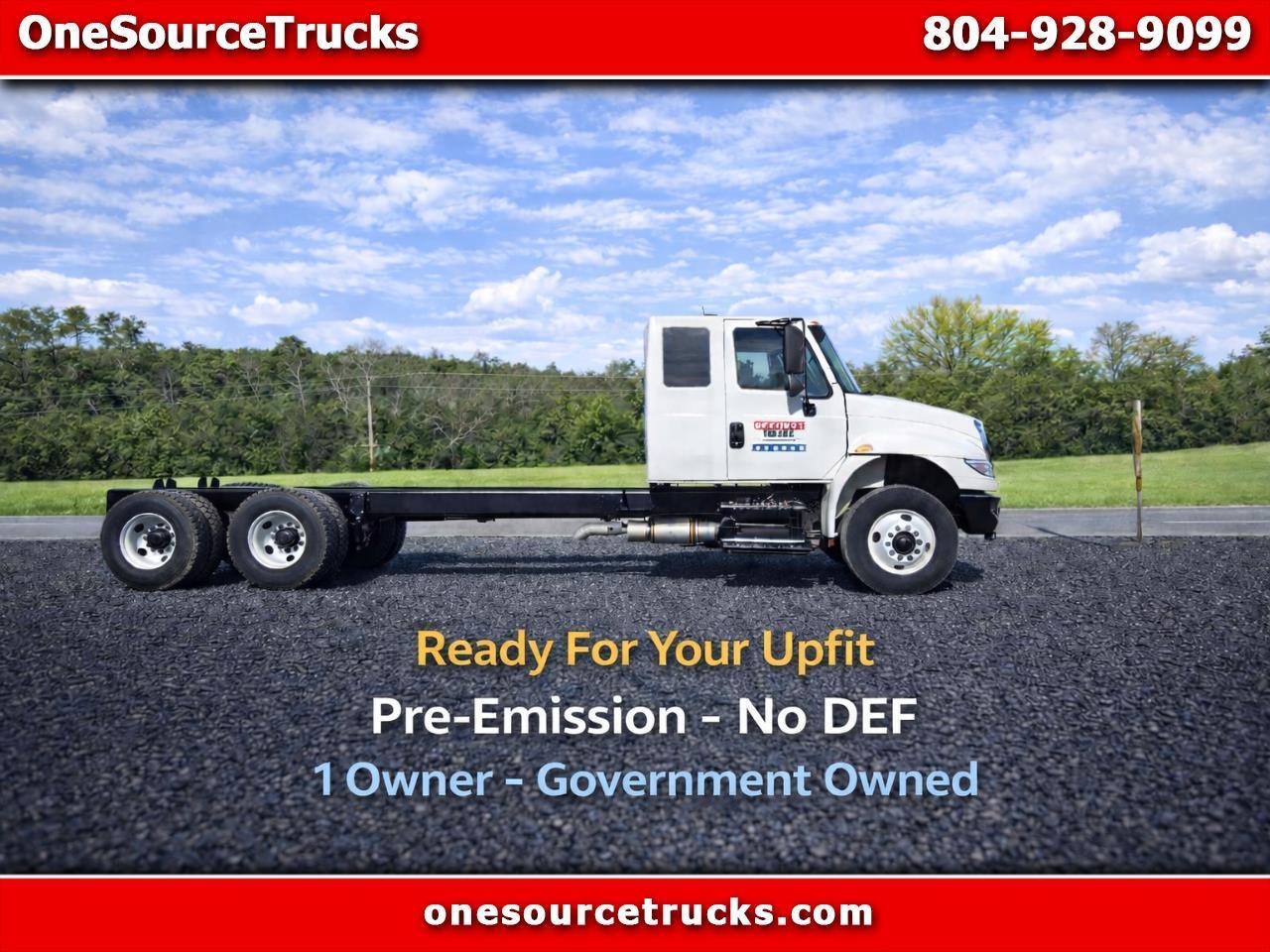 2010 International 4400 CAB AND CHASSIS TANDEM AXLE EXTENDED CAB