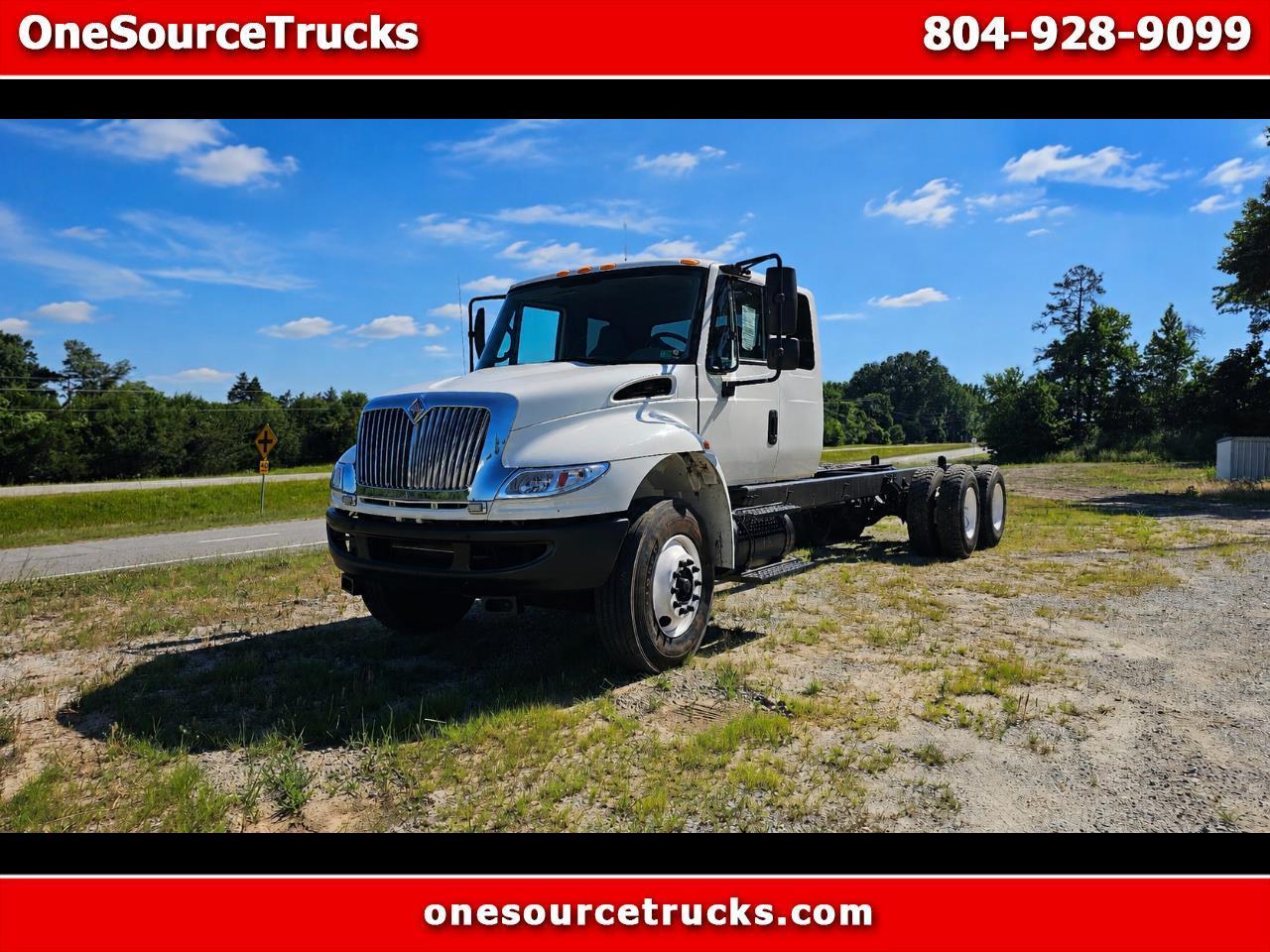 2010 International 4400 CAB AND CHASSIS TANDEM AXLE EXTENDED CAB