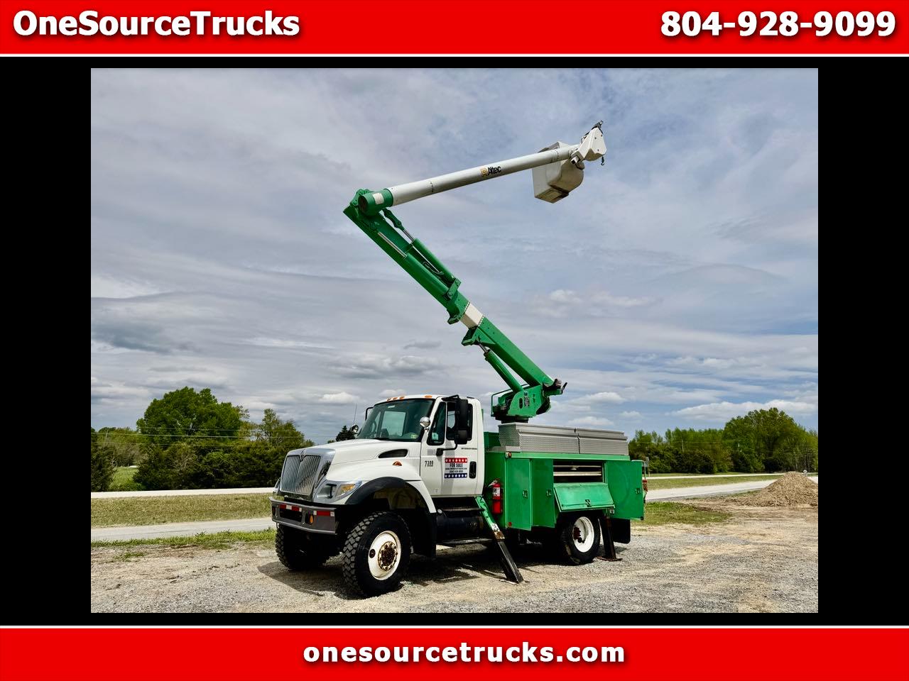 2007 International 7300 4X4 Bucket Truck 4 WHEEL DRIVE