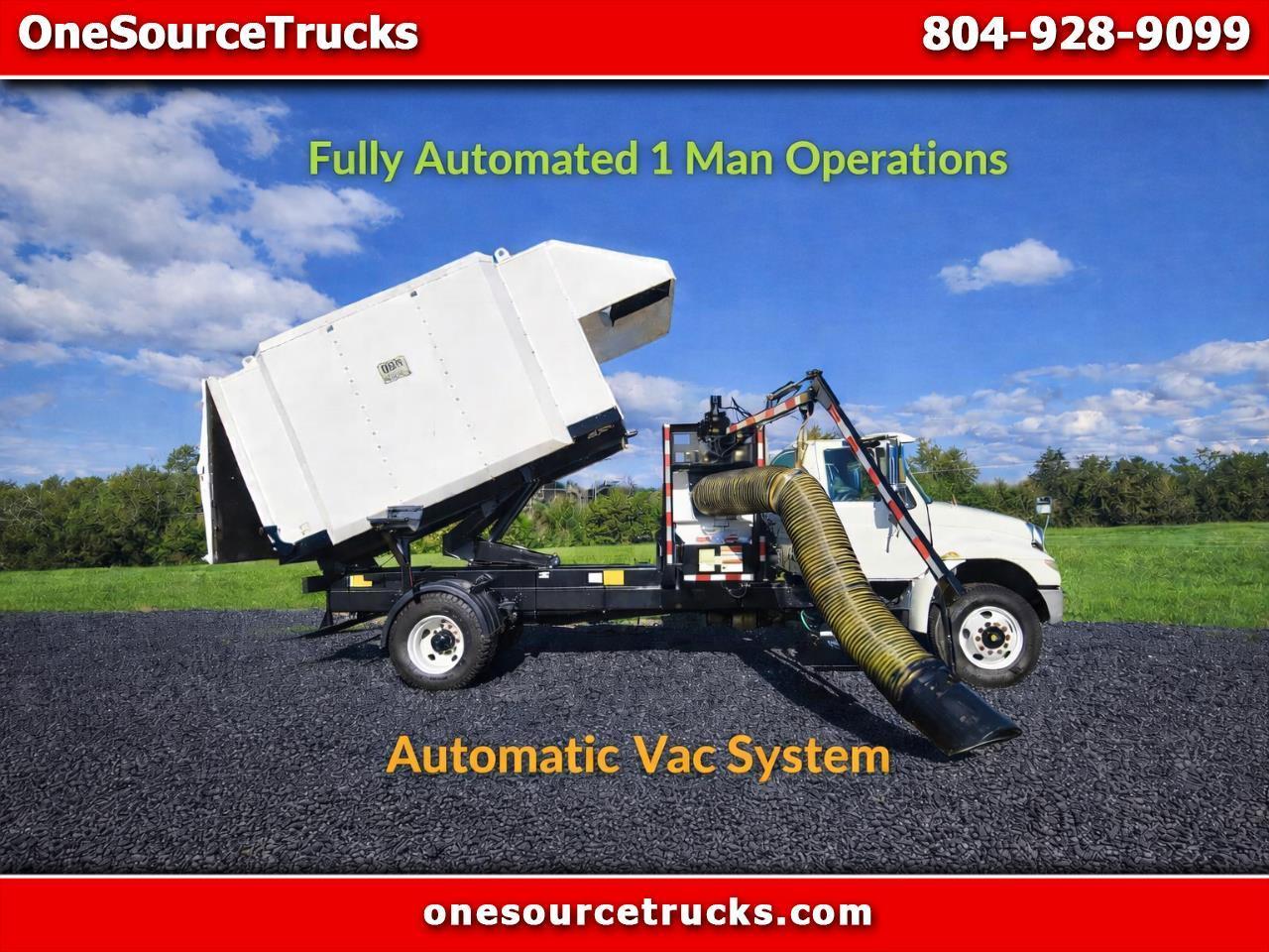 2014 International 4400 ODB LEAF VAC CHIPPER DUMP TRUCK 38K MILES