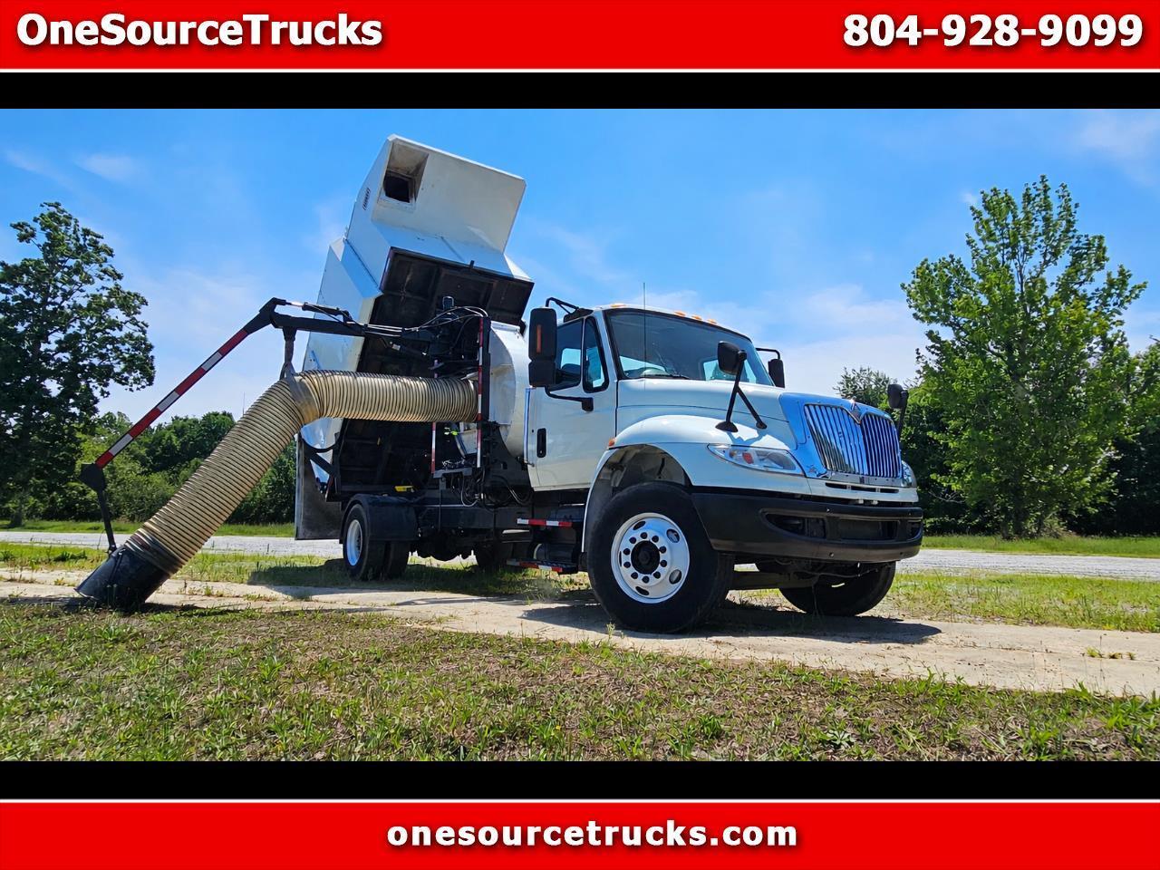 2014 International 4400 ODB LEAF VAC CHIPPER DUMP TRUCK 38K MILES
