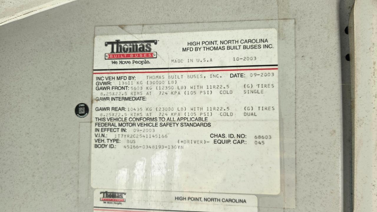 Thomas Bus  2003