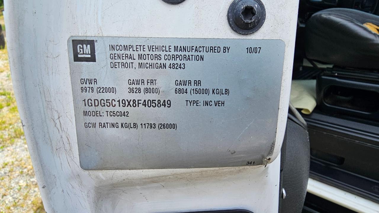 GMC C5500  2008