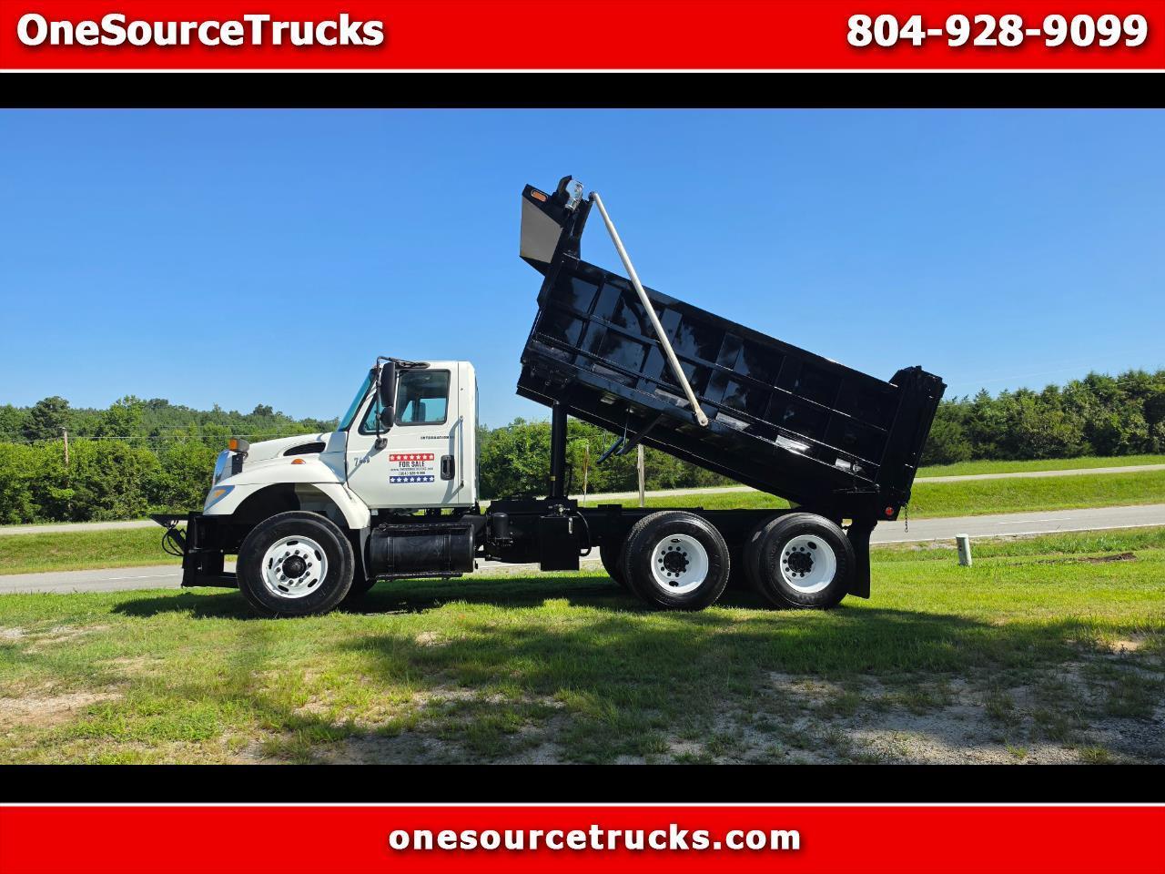 2007 International 7400 Tandem Axle Dump Truck Low Mileage