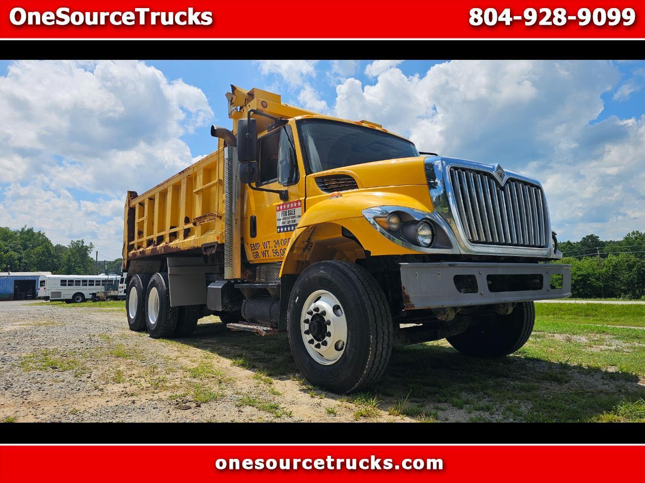 2009 International 7400 TANDEM AXLE DUMP TRUCK