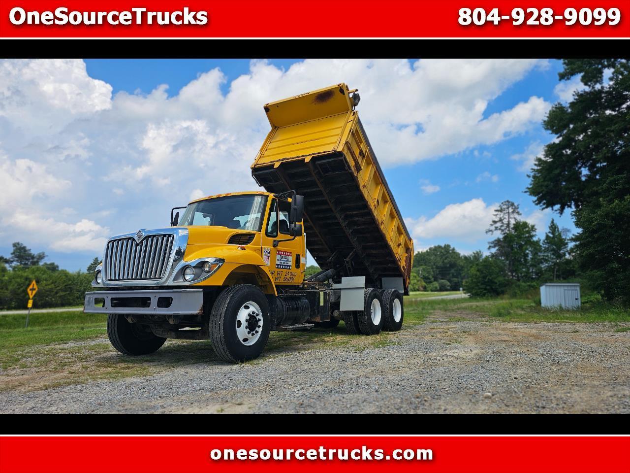2009 International 7400 TANDEM AXLE DUMP TRUCK
