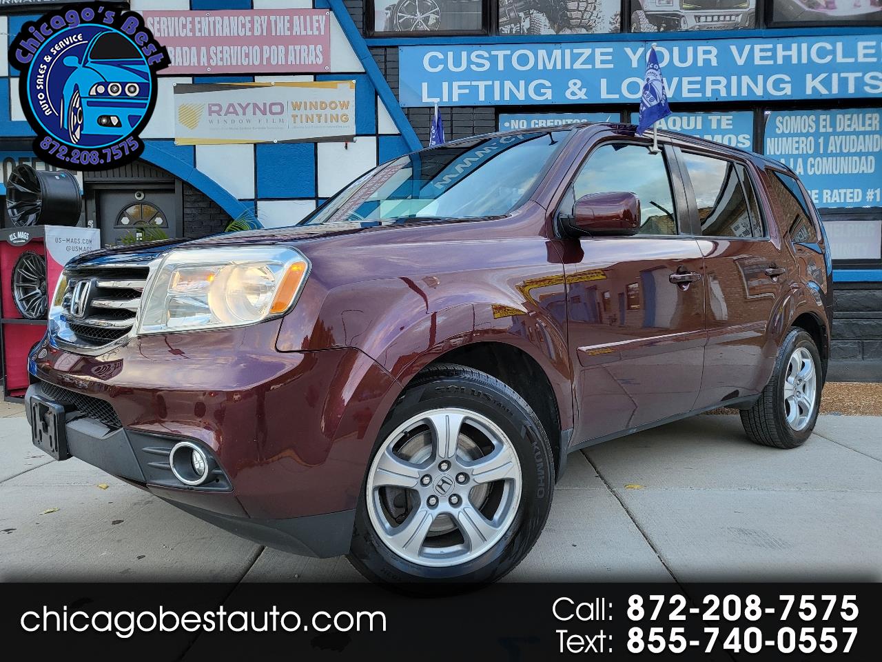 2013 Honda Pilot EX-L 4WD 5-Spd AT with DVD