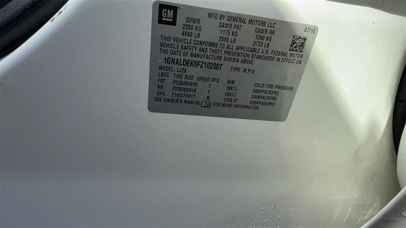 Chevrolet Equinox  2015