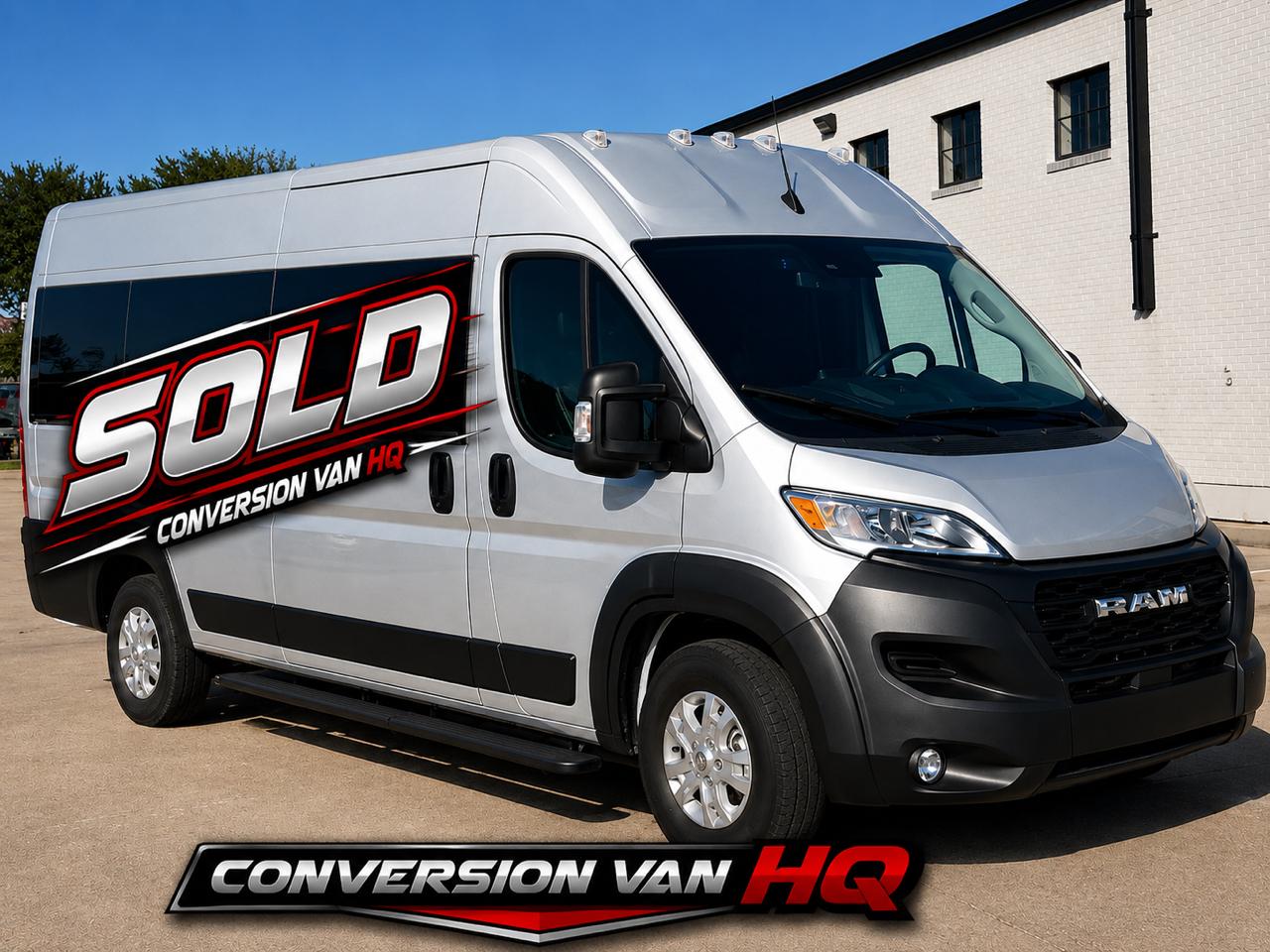 2023 RAM Promaster 3500 High Roof 9 Passenger Conversion Van