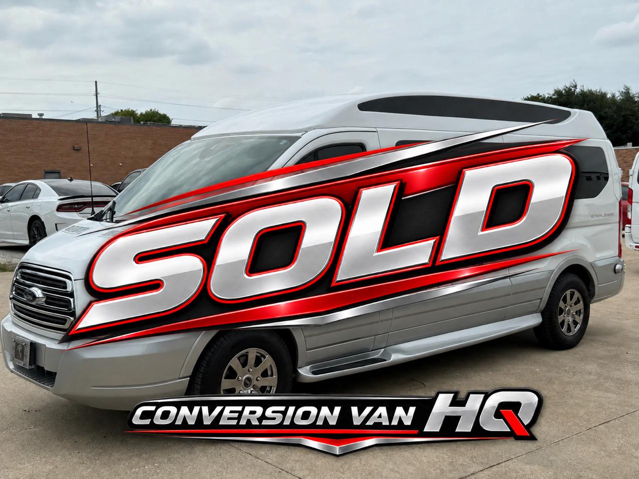 2017 Ford Transit 9 Passenger Hightop Explorer Conversion Van