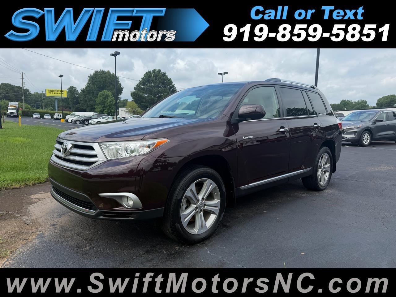 2013 Toyota Highlander 4WD 4dr V6 Limited (Natl)