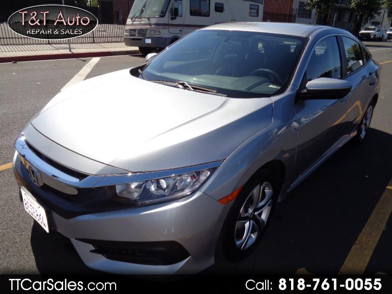 Used 2018 Honda Civic LX Sedan CVT for Sale in North Hollywood CA 91601