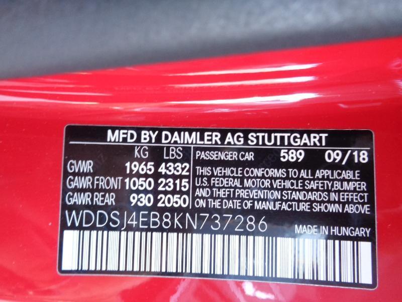 Mercedes-Benz CLA-Class CLA250 2019