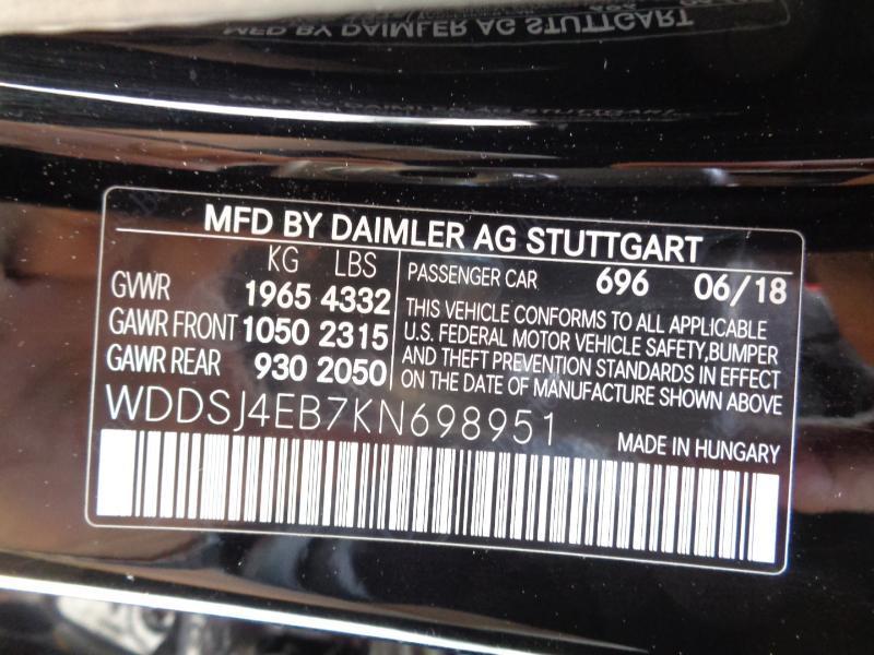 Mercedes-Benz CLA-Class CLA250 2019