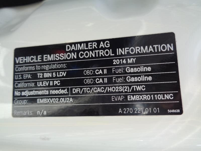 Mercedes-Benz CLA-Class CLA250 2014