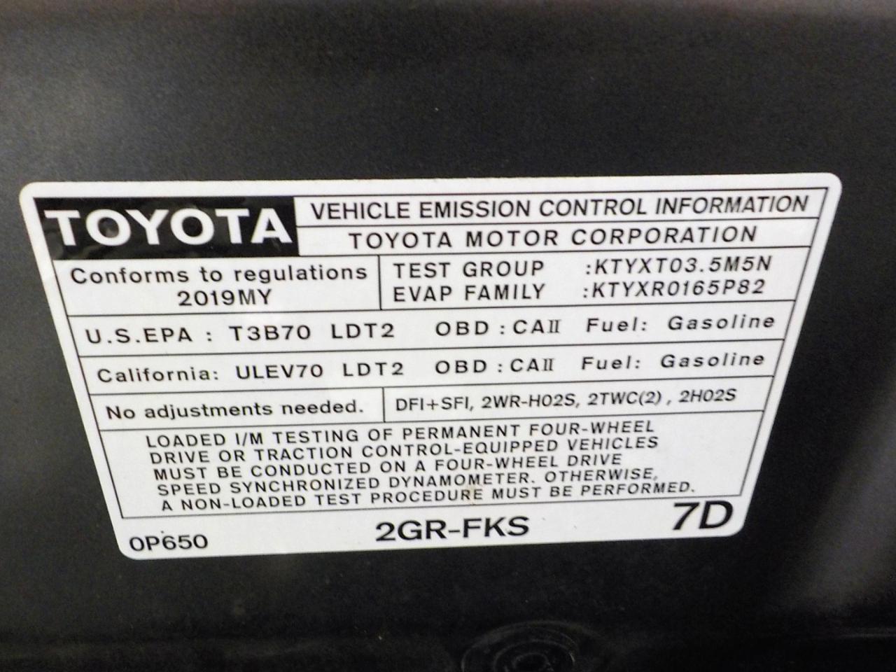 Toyota Tacoma 4WD TRD Sport Double Cab 5' Bed V6 AT (Natl) 2019