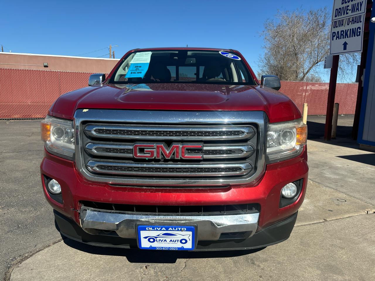 GMC Canyon SLT Crew Cab 4WD Short Box 2016