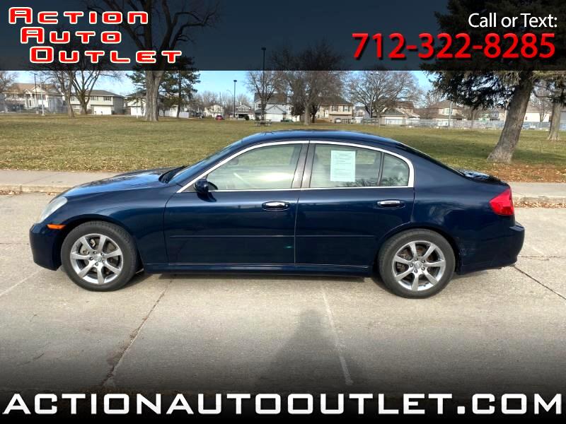 Used 2006 Infiniti G35 Sedan With Leather For Sale In