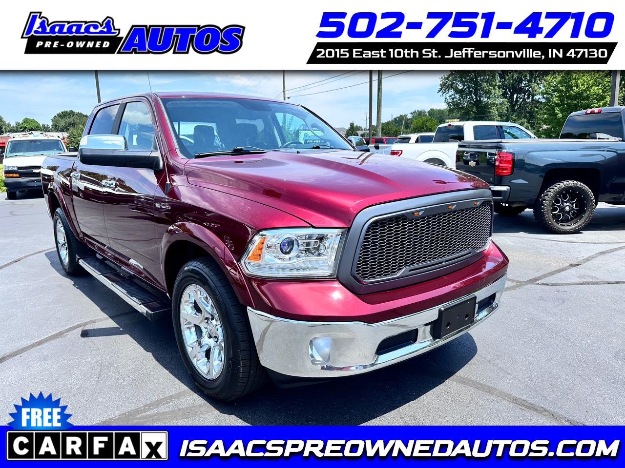 RAM 1500 Laramie 4x4 Crew Cab 5'7" Box 2017 RAM 1500 Laramie 4x4 Crew Cab 5'7" Box 2017