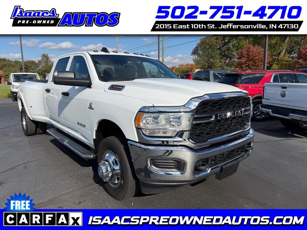 2022 RAM 3500 Tradesman 4x4 Crew Cab 8' Box