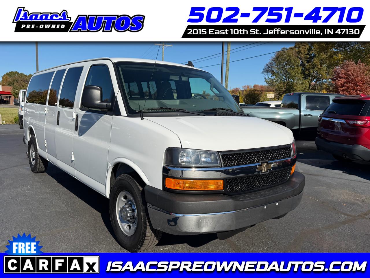 2016 Chevrolet Express Passenger RWD 3500 155" LT w/1LT