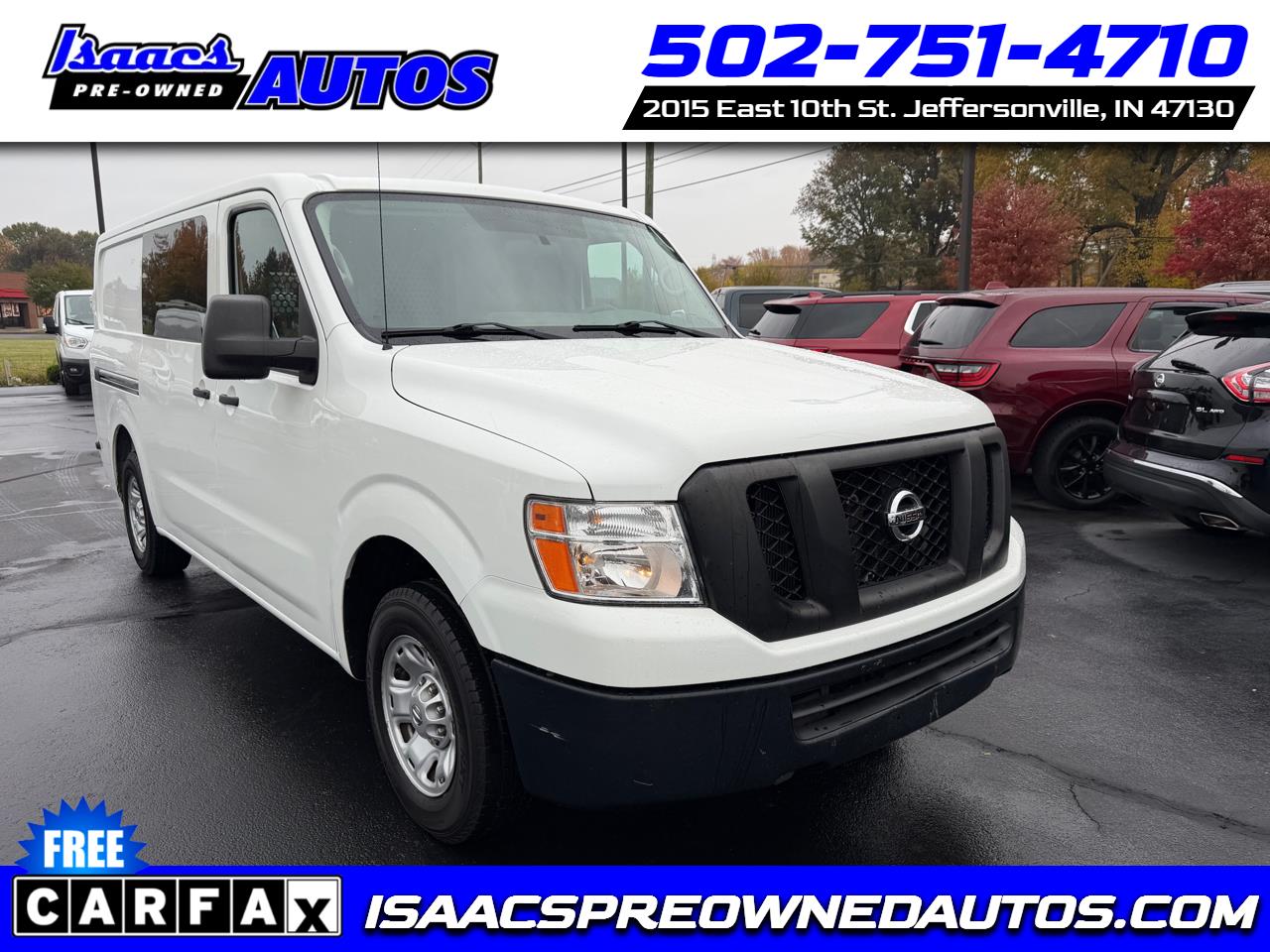 2019 Nissan NV Cargo NV1500 Standard Roof V6 SV