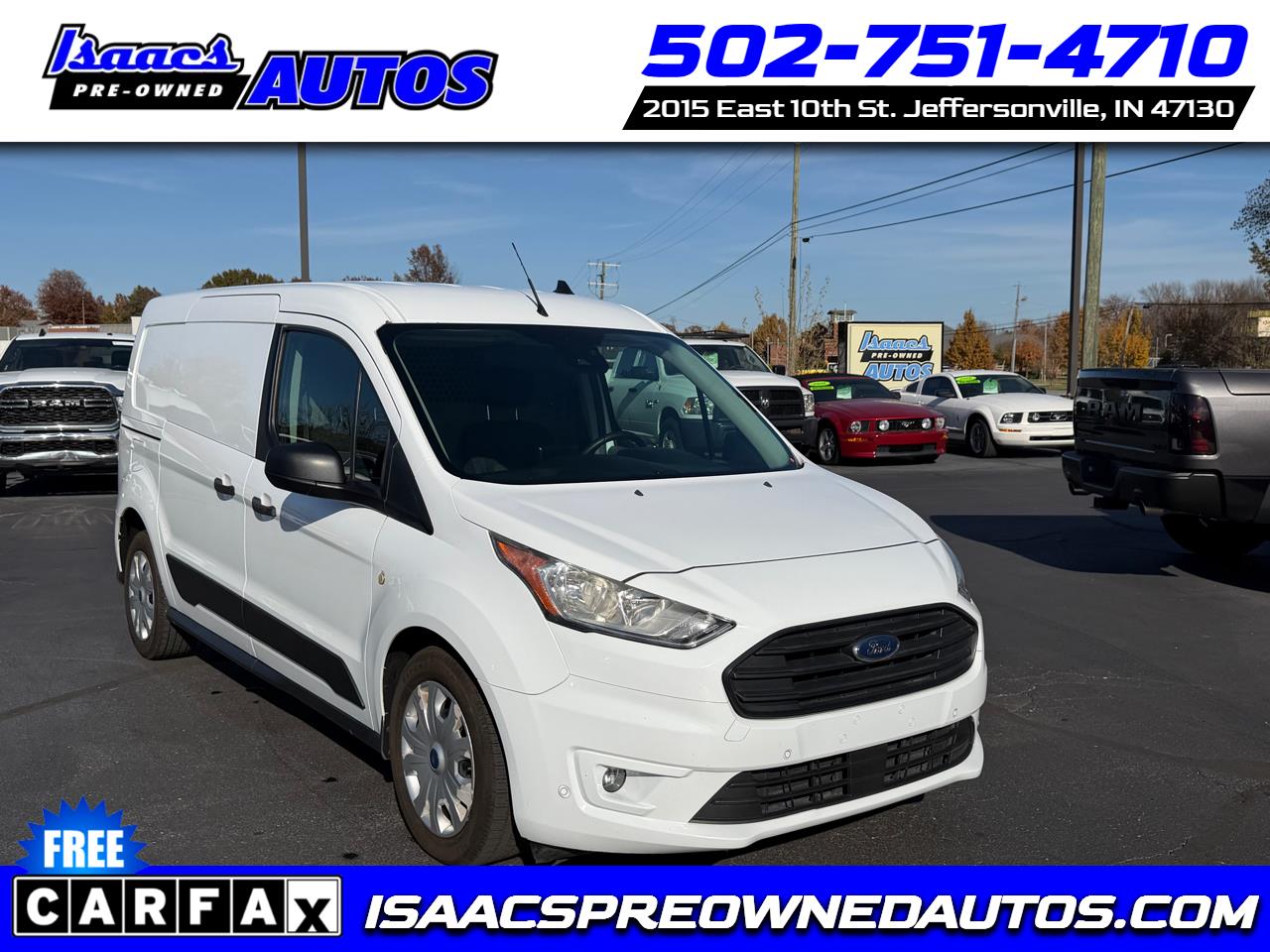 2020 Ford Transit Connect Van XLT LWB w/Rear Symmetrical Doors