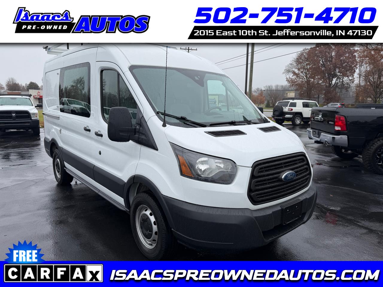 2017 Ford Transit Van T-250 130" Med Rf 9000 GVWR Sliding RH Dr