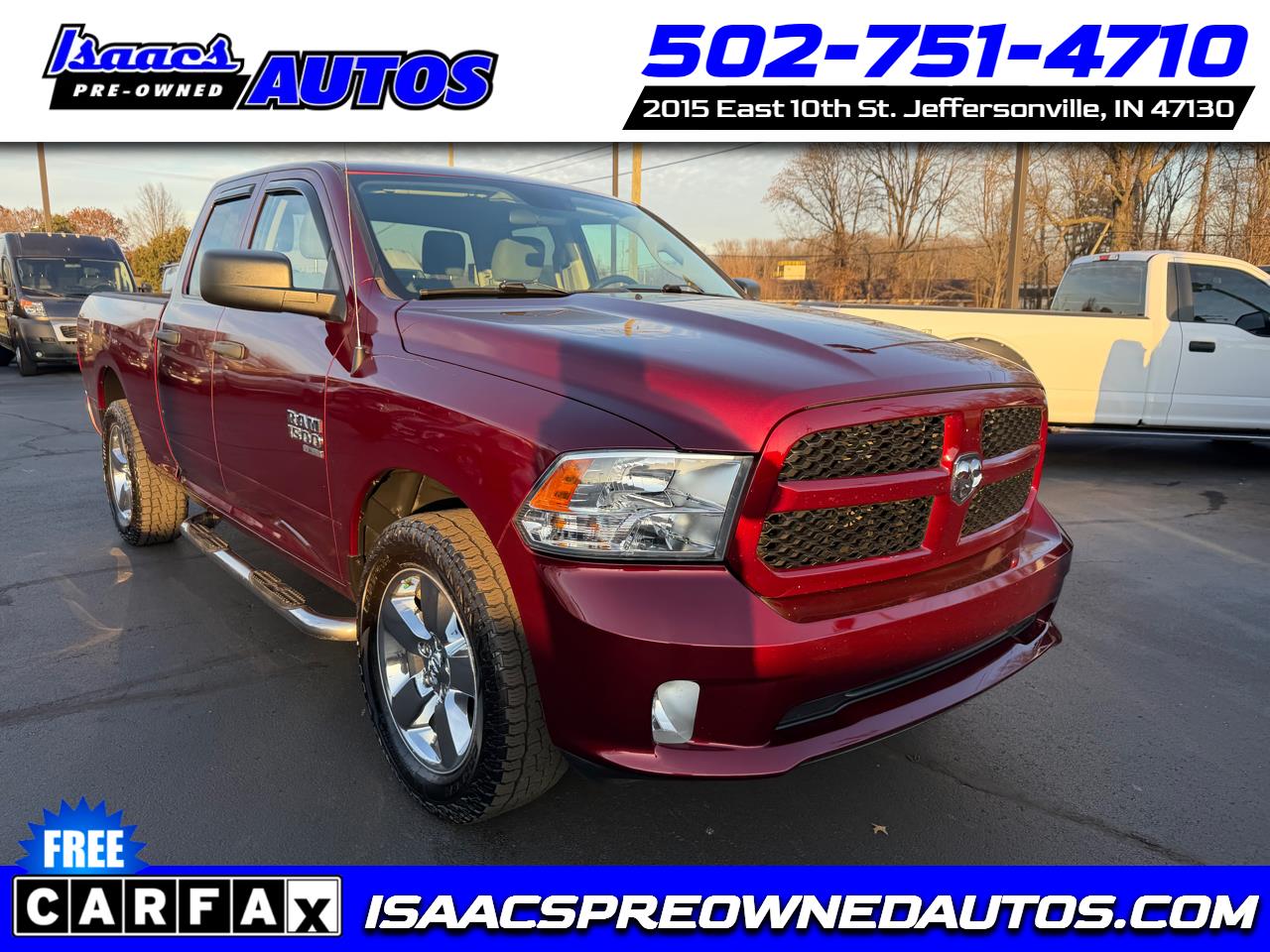 2019 RAM 1500 Classic Express 4x4 Quad Cab 6'4" Box