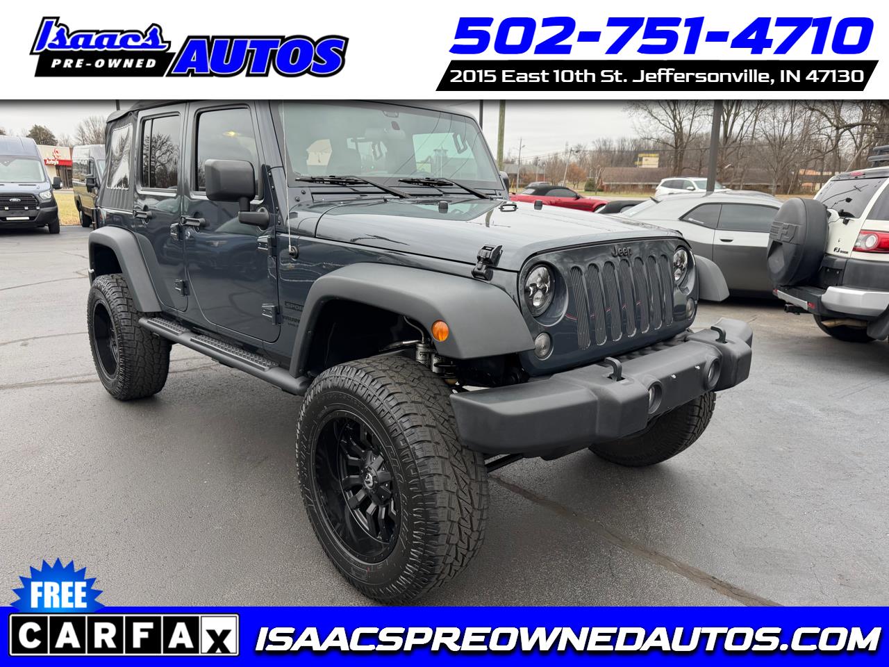 2016 Jeep Wrangler Unlimited 4WD 4dr Sport