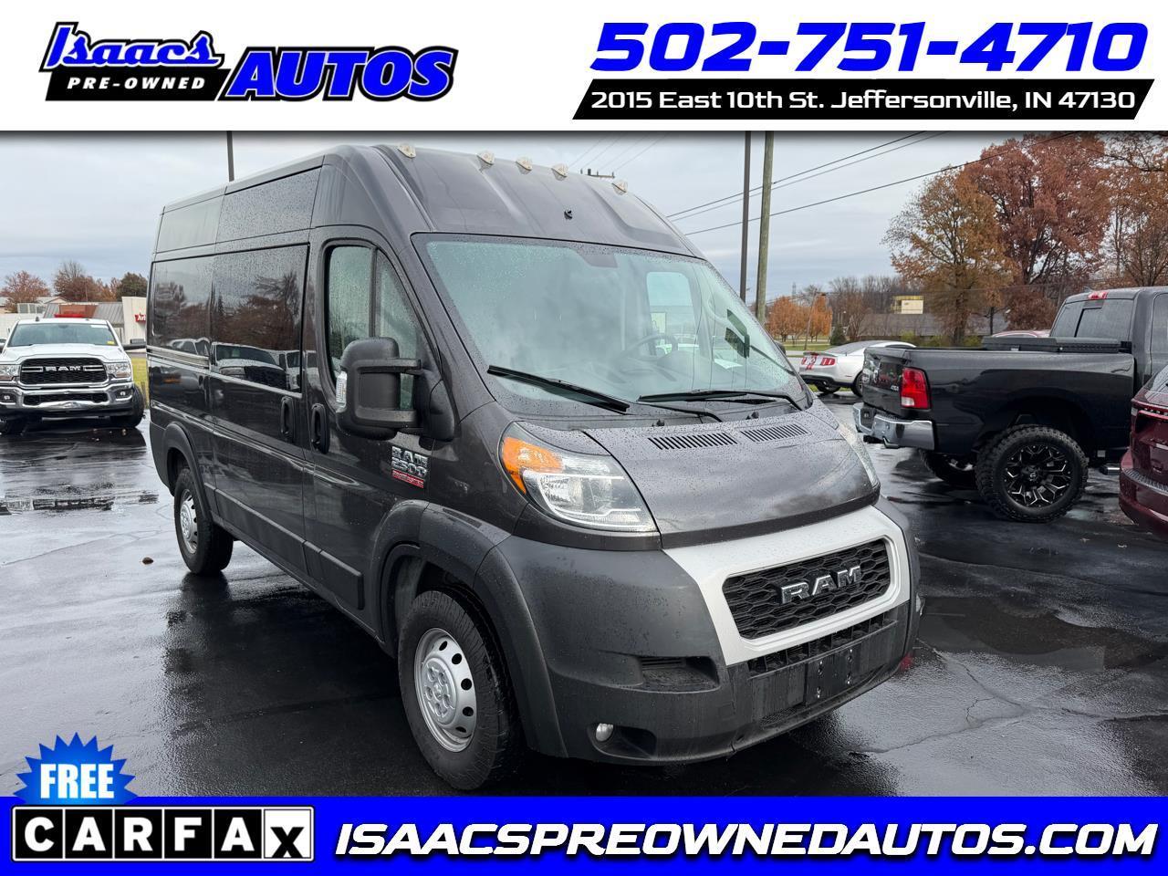 2021 RAM ProMaster Cargo Van 2500 High Roof 136" WB