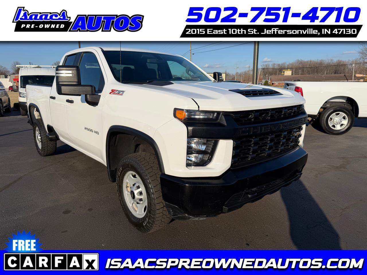2020 Chevrolet Silverado 2500HD 4WD Double Cab 149" Work Truck