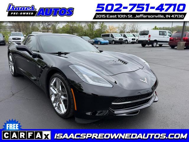 Black 2019 Chevrolet Corvette Stingray 1LT Coupe RWD Coupe Rear-Wheel Drive Automatic
