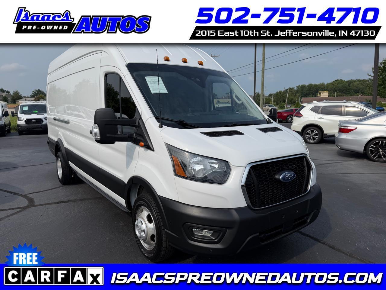 2021 Ford Transit Cargo Van T-350 HD 148" EL Hi Rf 9950 GVWR DRW RWD