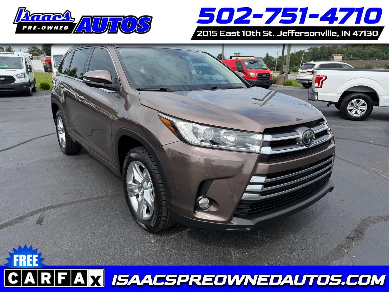 2017 Toyota Highlander Limited V6