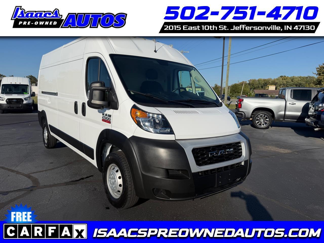 RAM ProMaster Cargo Van 2500 High Roof 159" WB 2021