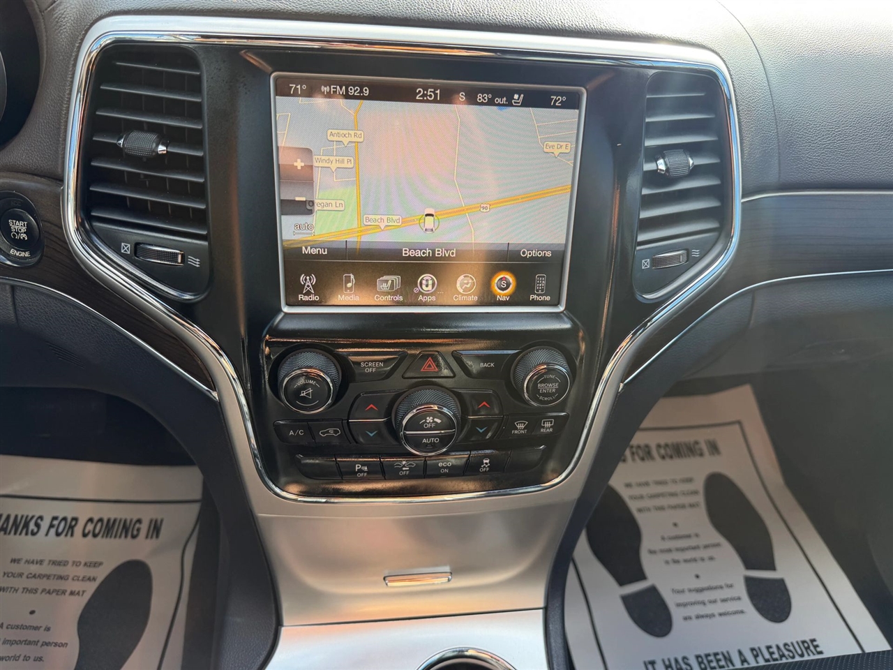 Jeep Grand Cherokee Overland 4WD 2015