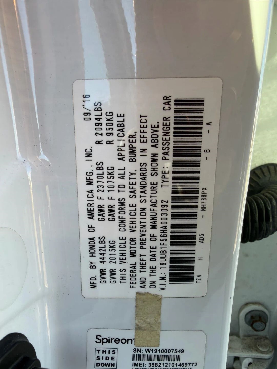 Acura TLX Technology Package 2.4L 2017