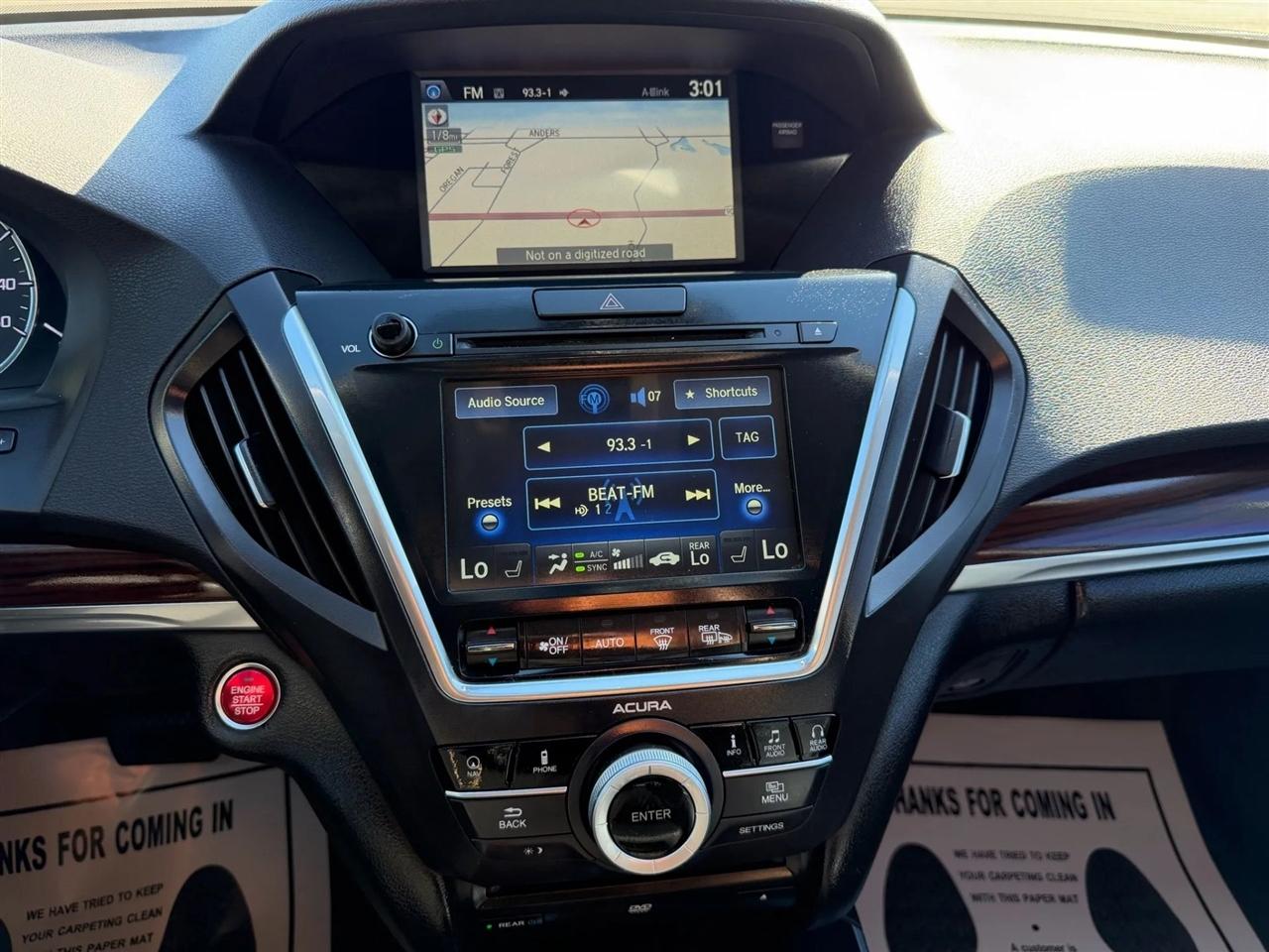 Acura MDX 6-Spd AT w/Tech and Entertainment Package 2014