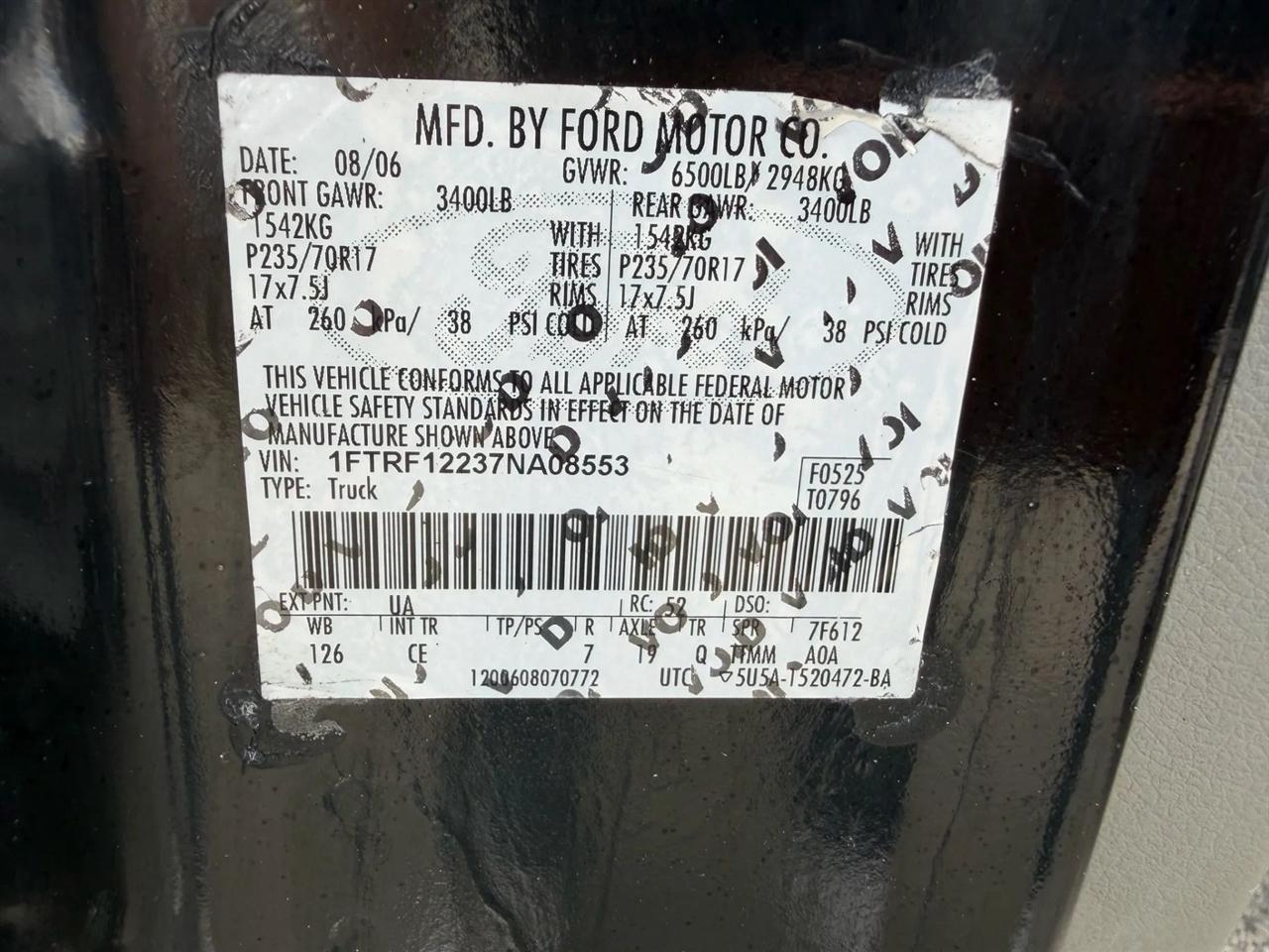 Ford F-150 XL 2WD 2007