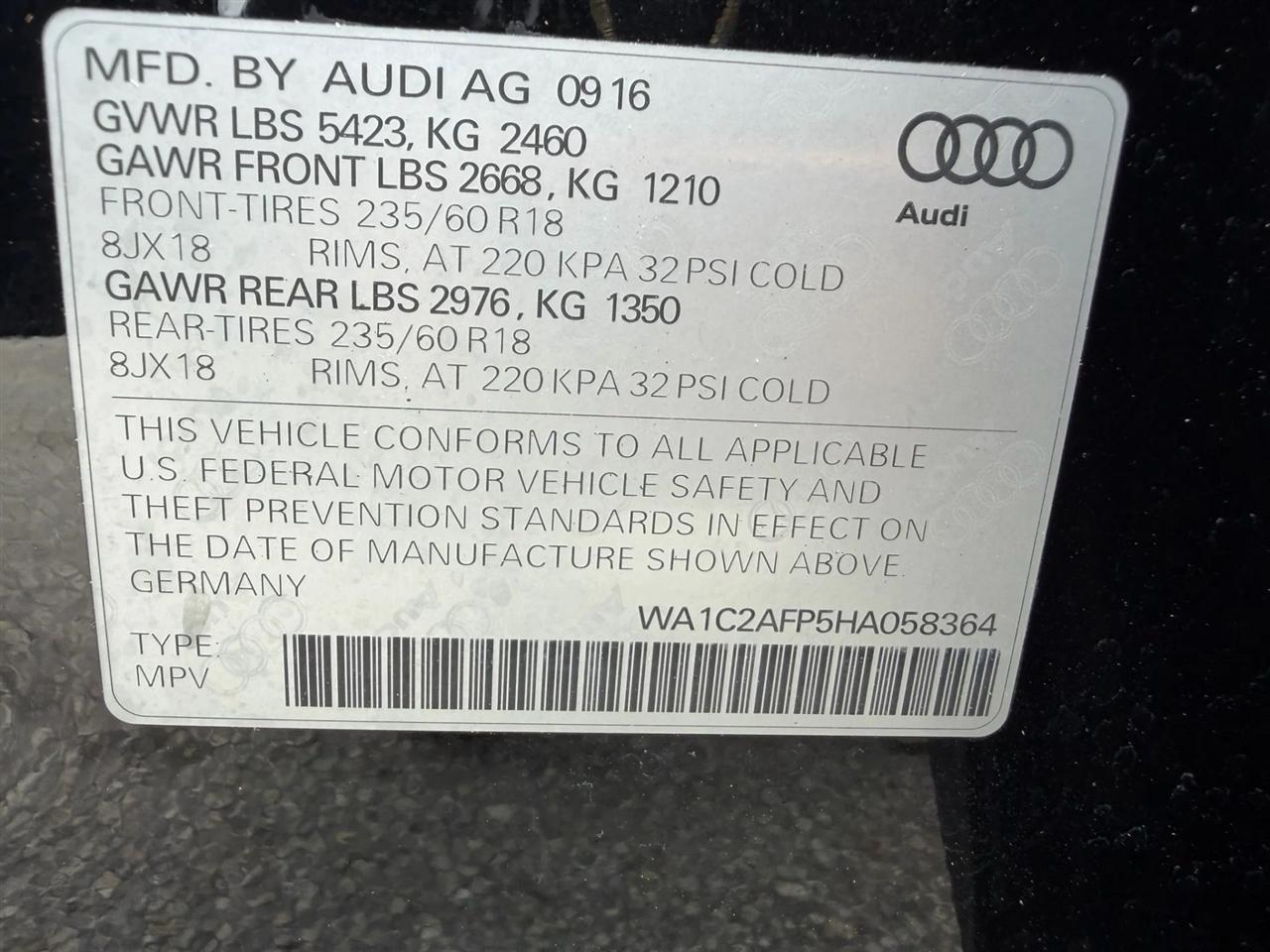 Audi Q5 2.0T Premium quattro 2017