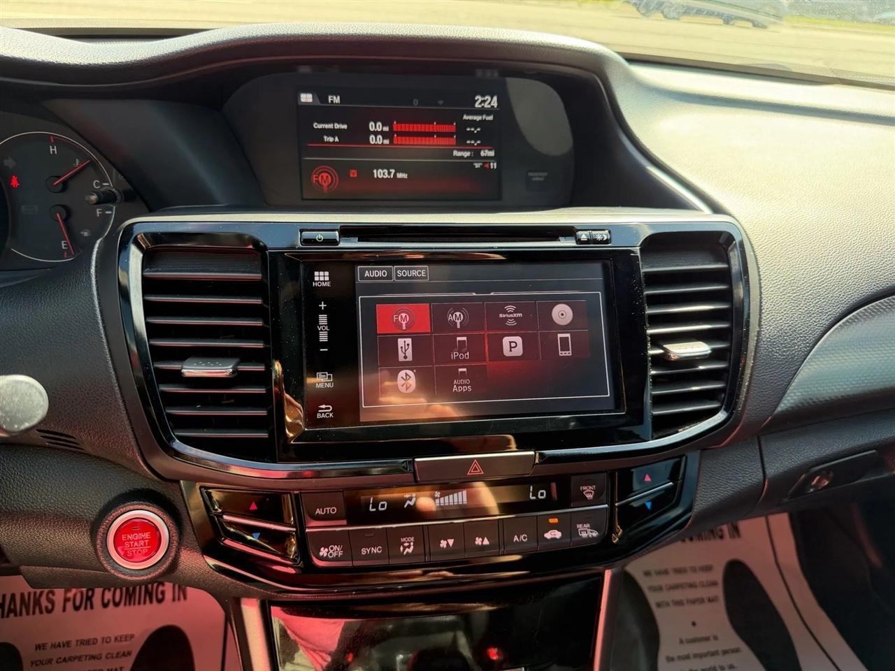 Honda Accord EX Coupe CVT 2016