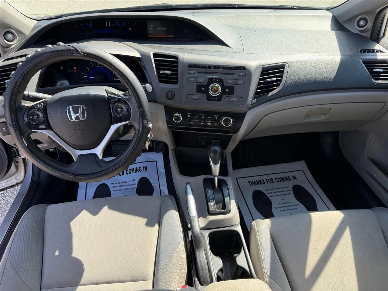 Honda Civic EX Coupe 5-Speed AT 2012