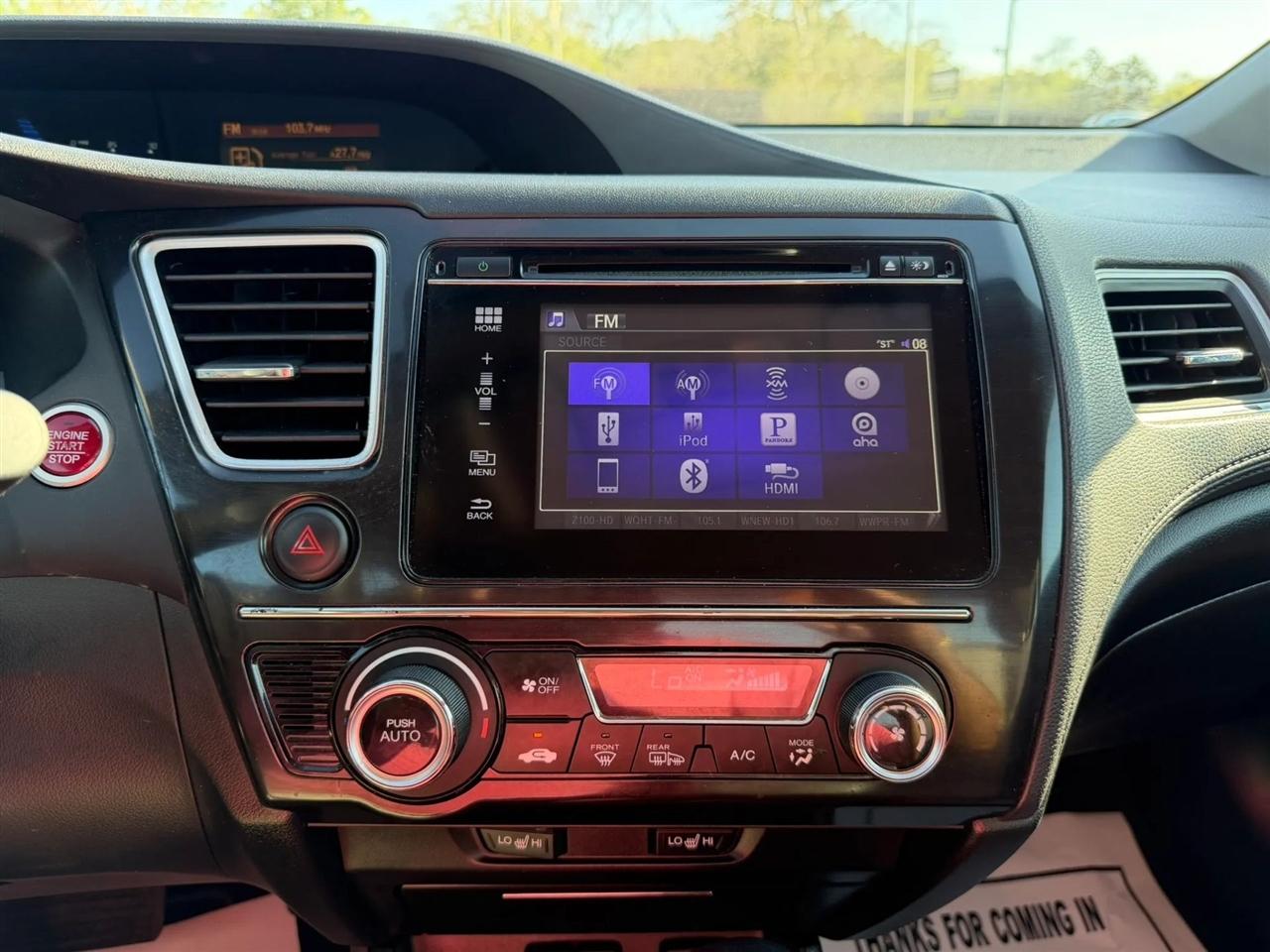 Honda Civic EX-L Coupe CVT 2015