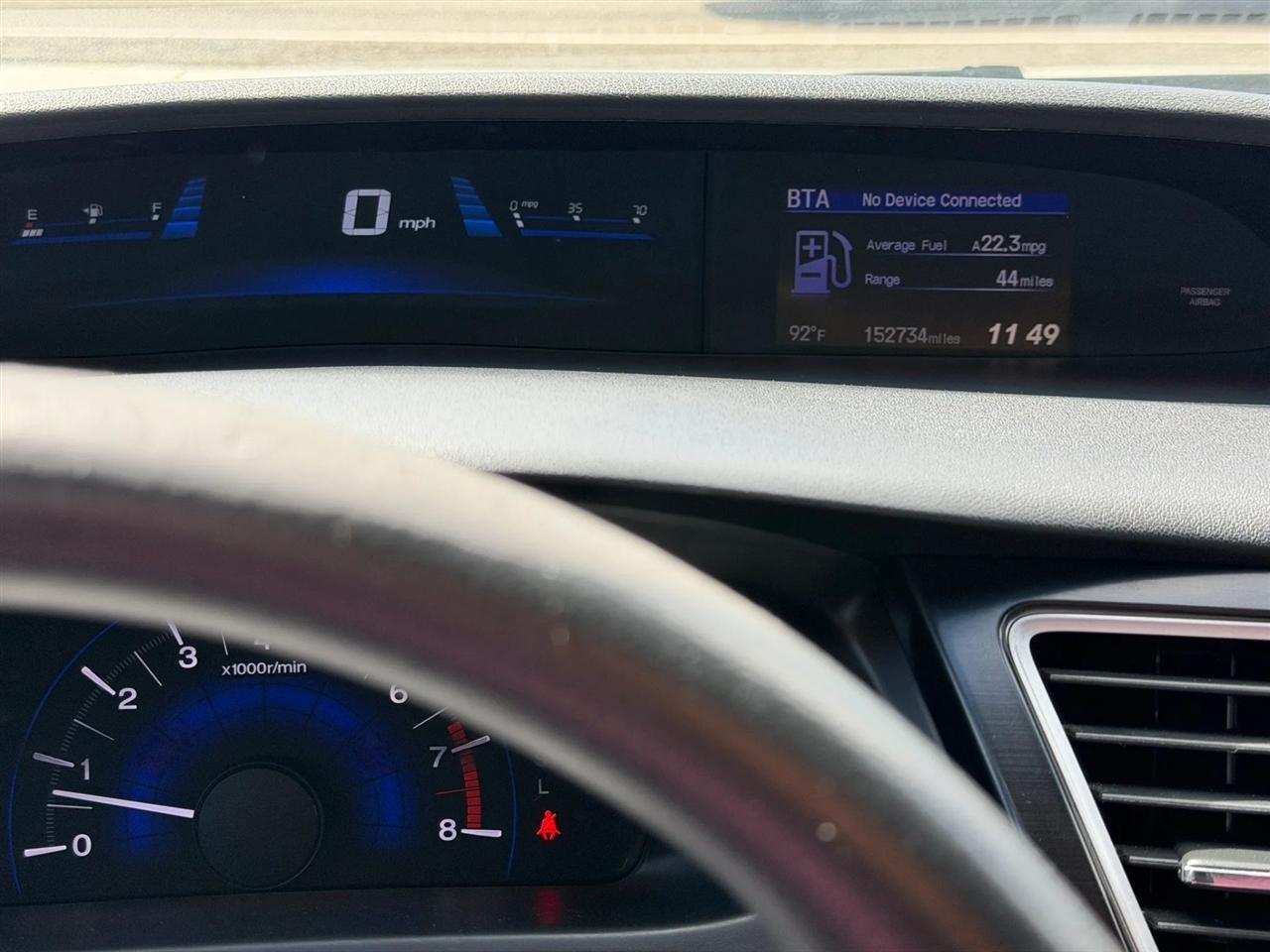 Honda Civic EX Sedan CVT 2015