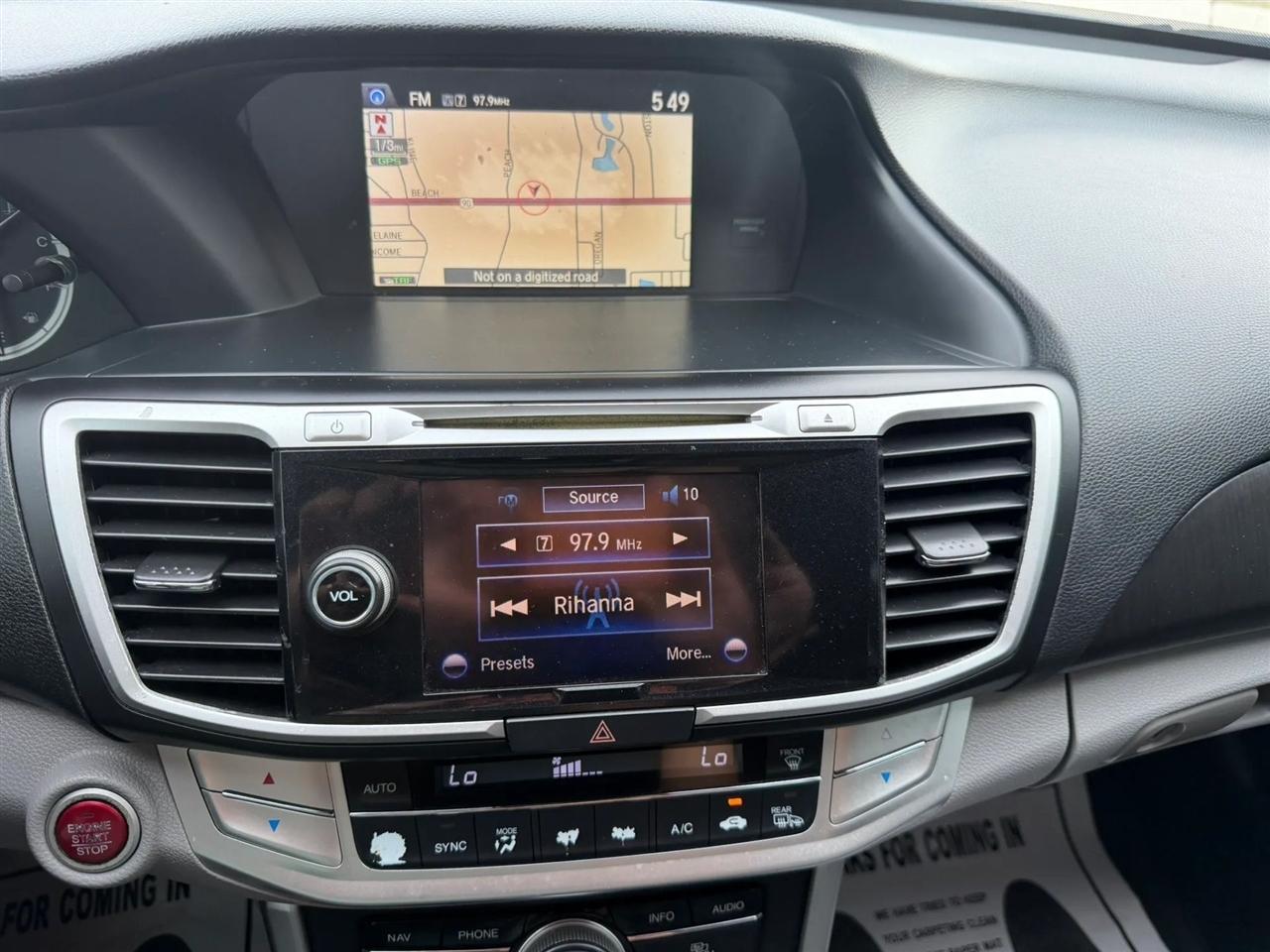 Honda Accord EX-L Sedan CVT 2014