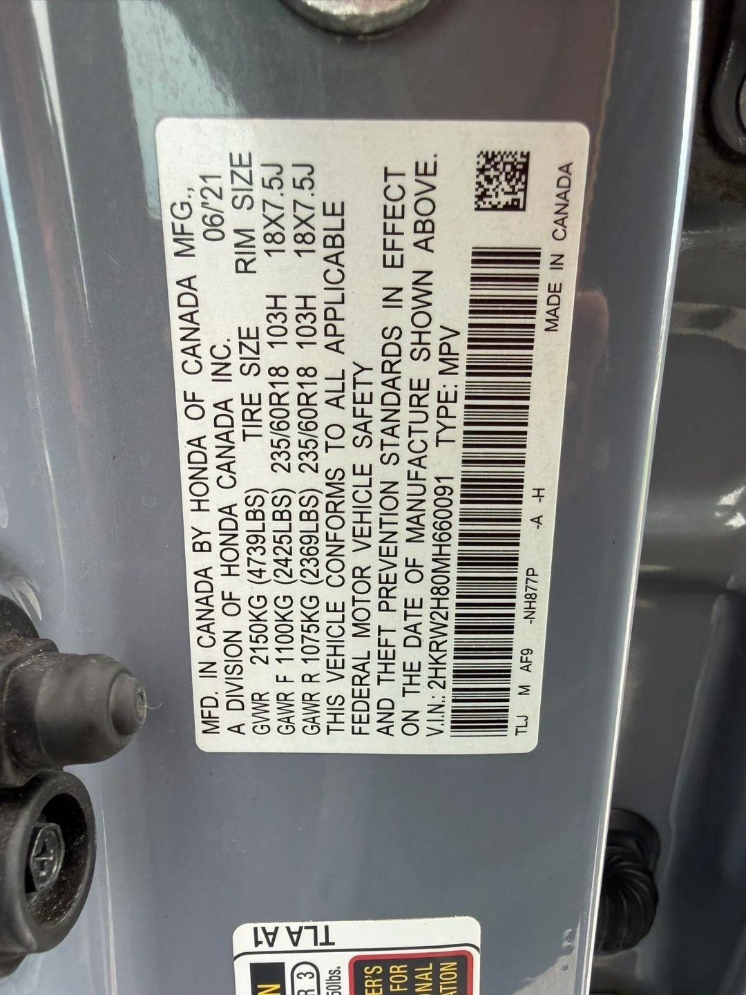 Honda CR-V EX-L AWD 2021